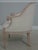 French Pair of French Louis XVI Boucle Rams Head Chairs For Sale - Image 3 of 18