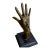 Late 20th Century Signed Solid Bronze Surrealist Hand and Face Sculpture For Sale