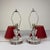 Glass Vintage Glasses Table Lamps, 1950s, Set of 2 For Sale - Image 7 of 17