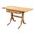 Late 20th Century Regency Style Drop Leaf Side Accent Table on Casters For Sale