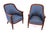 Brown Antique Bergère Armchairs, France, 1880s, Set of 2 For Sale - Image 8 of 16