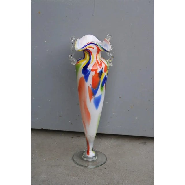 Italian Multi Colored Murano Glass Jar, 1960s For Sale - Image 13 of 13