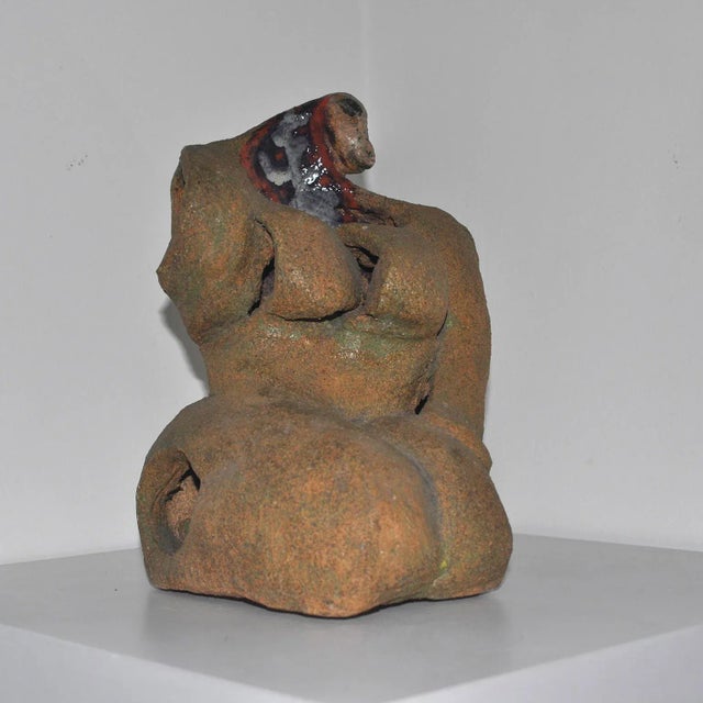 Mid 20th Century Studio Ceramic Abstract Figure Sculpture For Sale - Image 9 of 12