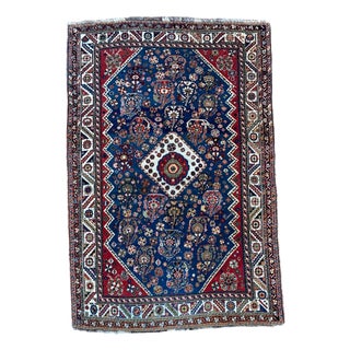 Antique Qashqai Rug, 1890s For Sale