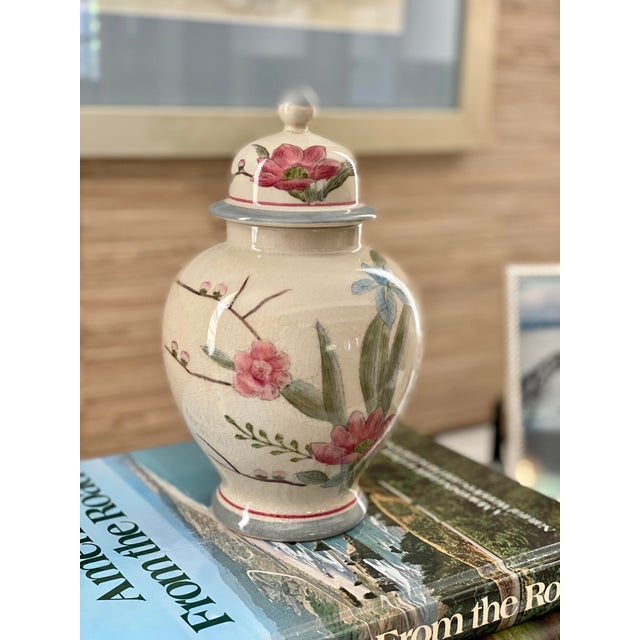 Andrea by Sadek Floral Ginger Jar Chairish