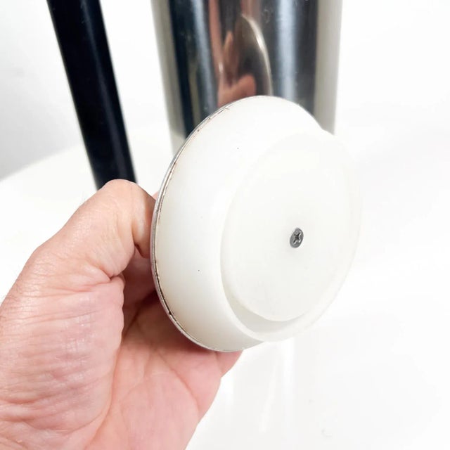 1950s Smith Metal Arts Stainless Modern Pitcher Carafe Buffalo Ny For Sale - Image 10 of 13