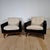 Mid-Century Modern Armchairs Upholstered in Hermès Velvet and Linen Bouclé, Set of 2 For Sale - Image 9 of 9