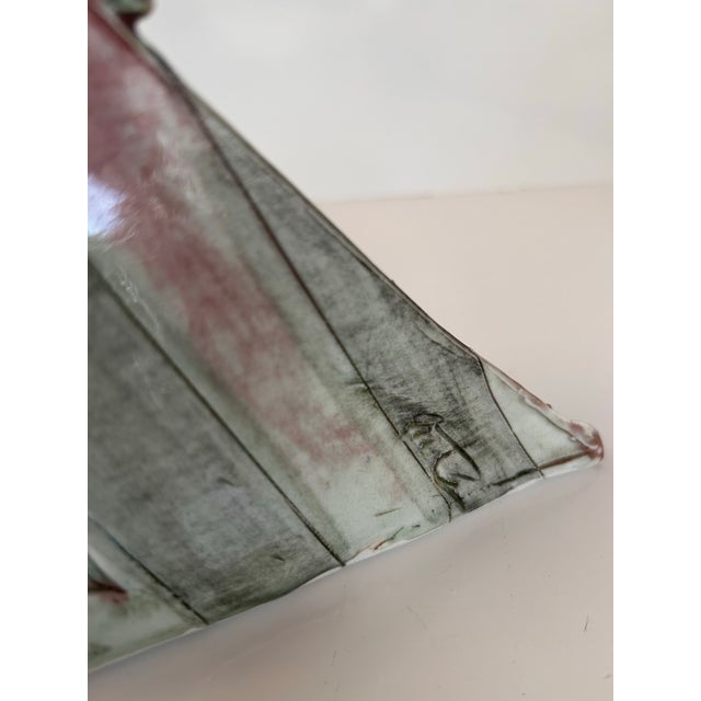 Vintage Studio Pottery Modernist Sculpture, Signed by Artist For Sale - Image 10 of 12