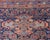 Blue Early 20th Century Antique Caucasian Sumac Rug in Varying Colors of Orange and Blue For Sale - Image 8 of 12