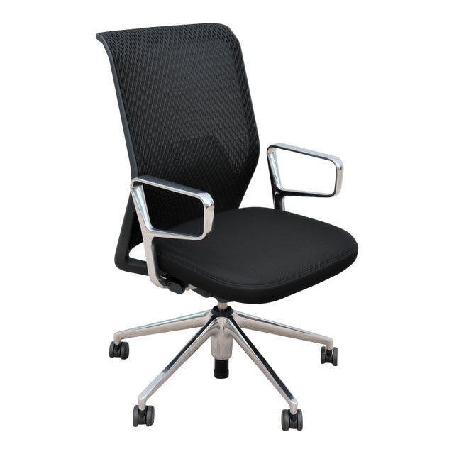Modern Antonio Citterio for Vitra Ergonomic Id Mesh Black Office Desk Chair For Sale