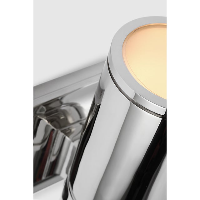 Chapman & Myers for Visual Comfort Signature Provo 10" Canister Light in Polished Nickel For Sale In Houston - Image 6 of 11