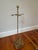 Early 20th Century Howes-Marked Brass Fireplace Tool Set and Stand With Cannonball Andirons, Made in Usa For Sale - Image 5 of 13
