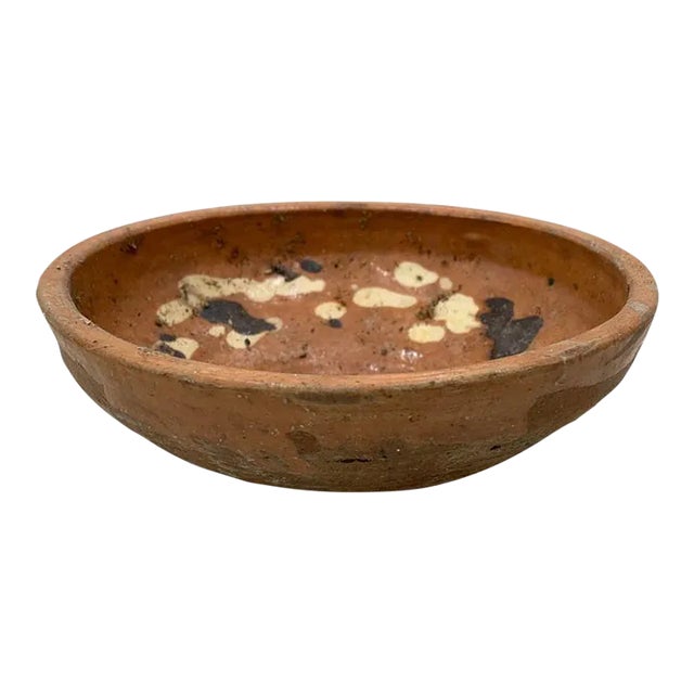 Antique Hungarian Folk Art Decorative Bowl For Sale