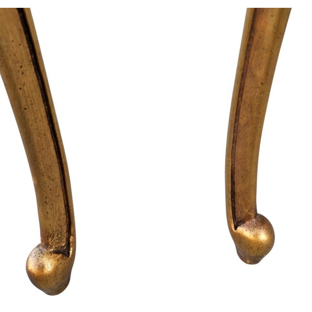 Italian Marble Carrara set of two console entry tables in amazing condition. Hollywood Regency design with Italian...