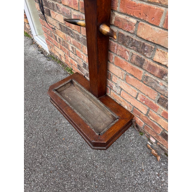 Cabin 19th Century Bull Horn Hall Tree For Sale - Image 3 of 12