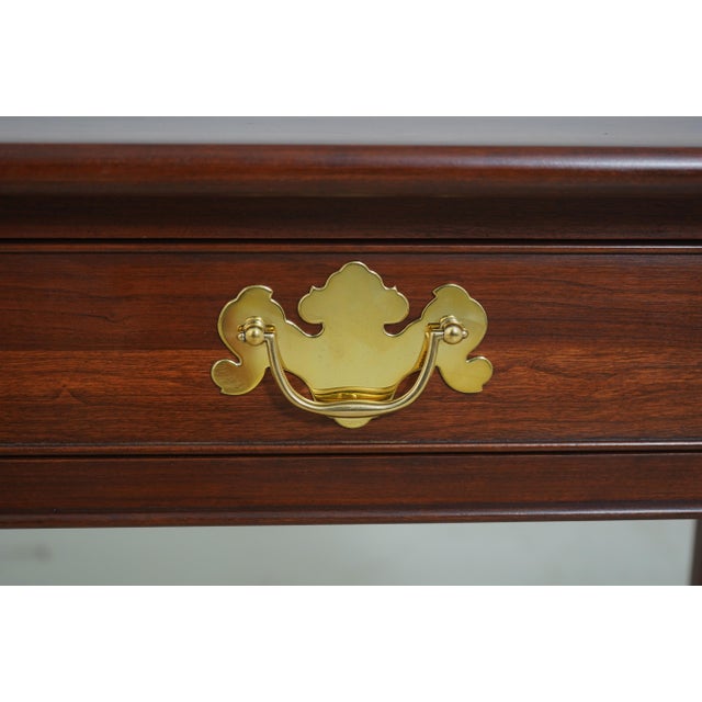 Henkel Harris Cherry 2 Drawer Console Table For Sale - Image 15 of 18