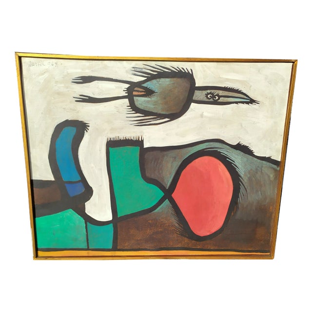 Anton Lutgerink Dartel, Oil on Canvas, 1964, Oil on Canvas, Framed For Sale
