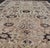 Vintage Turkish Sivas Rug With Intricate Floral Patterns in Ivory, Navy, and Brown 6'2"x9'4" For Sale - Image 4 of 10
