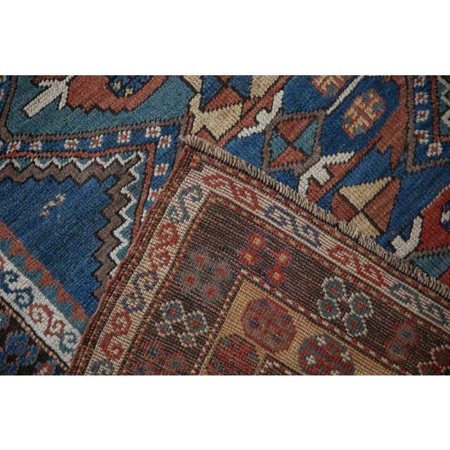 Antique Caucasian Carpet - 4'10" x 7'9" For Sale - Image 9 of 9