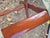 Mid 20th Century Vintage Scheibe Wooden Folding Luggage Racks With Floral Tapestry Straps - Pair For Sale - Image 5 of 11