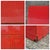 Mid Century Modern Asian Orange Red Laminate Cabinets Nightstands Side End Tables - A Pair For Sale - Image 11 of 12