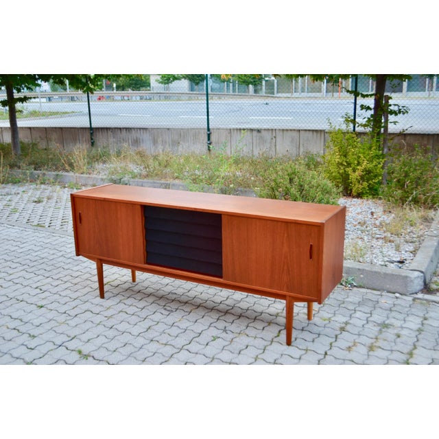 Wood Teak Model Trio Sideboard by Nils Jonsson for Hugo Troeds, 1960s For Sale - Image 7 of 18