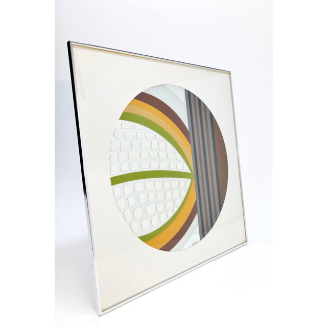 Mid Century Abstract Mirror Wall Art For Sale - Image 13 of 17