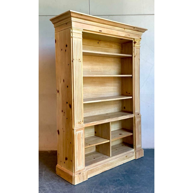 Vintage Boho Romweber Knotty Pine Etagere For Sale - Image 9 of 11