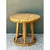 Mid 20th Century Vintage Woven Rattan Accent Table For Sale - Image 5 of 12