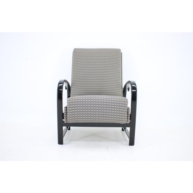 Czechoslovakian Adjustable Armchair, 1940s For Sale - Image 4 of 17