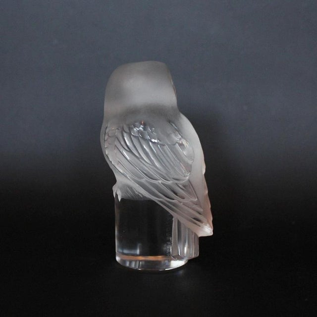 1950s Chouette Paperweight by R. Lalique, 1950s For Sale - Image 5 of 8