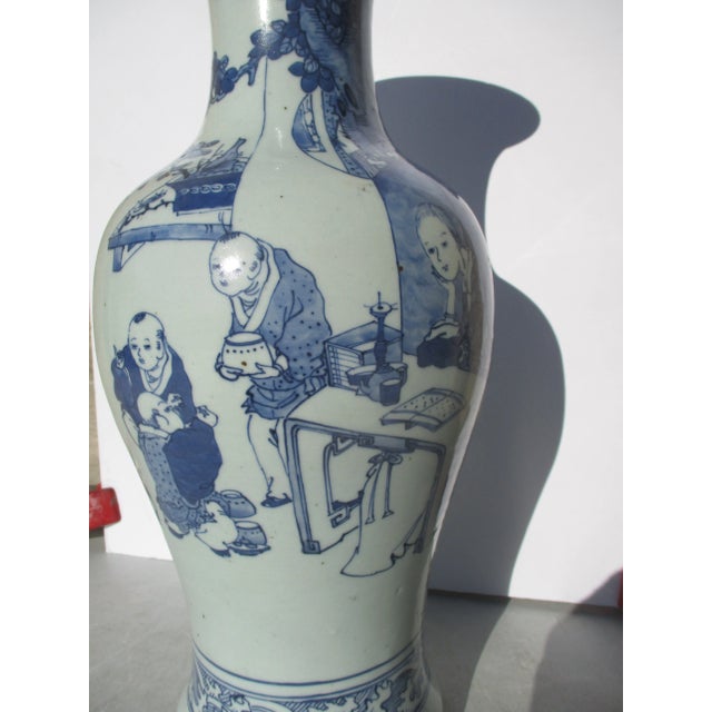 Antique Chinese Kangxi Balaster Vase For Sale - Image 11 of 11