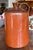 Mid 20th Century Vintage Stoneware Ceramic Two-Toned Gloss Glazed Red & Brown Whiskey Jug Rooster Relief Motif Farmhouse Country For Sale - Image 4 of 8