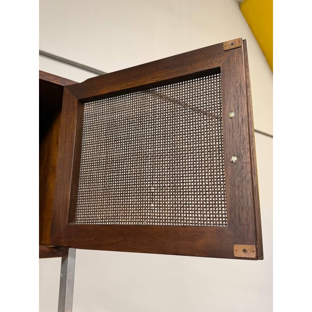 Founders Mid-Century Modern 2-Section Wall Unit With JBL L100 Century Speakers For Sale - Image 12 of 12