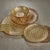 Contemporary Nova Braided Gold Glass Plates, Set of 6, 8.25" For Sale - Image 3 of 5