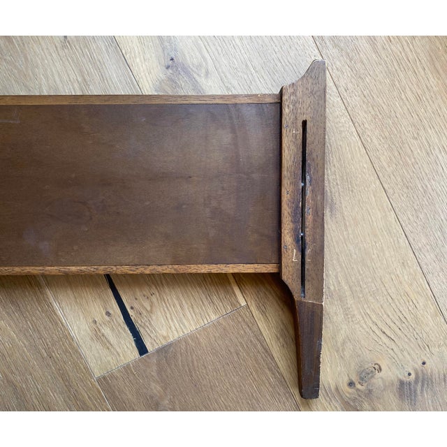Mid Century Broyhill Brasilia Walnut Headboard & Footboard Queen Size For Sale - Image 10 of 10
