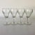 Vintage Clear Glass Wine Goblets- Set of 4 For Sale In New York - Image 6 of 6