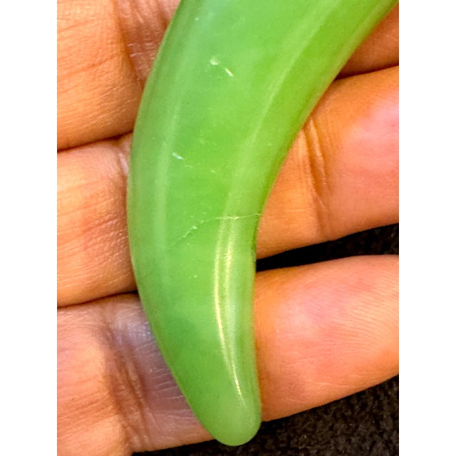 100 Ct Jade Pendant Necklace 14" to 18" adjustable Chain, 14 Karat Yellow Gold For Sale - Image 9 of 18