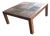 Andrianna Shamaris Slatted Teak Wood Coffee Table For Sale