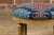 French Neoclassical Style 1920s Painted Stool with Carved Apron and Fluted Legs For Sale - Image 12 of 12