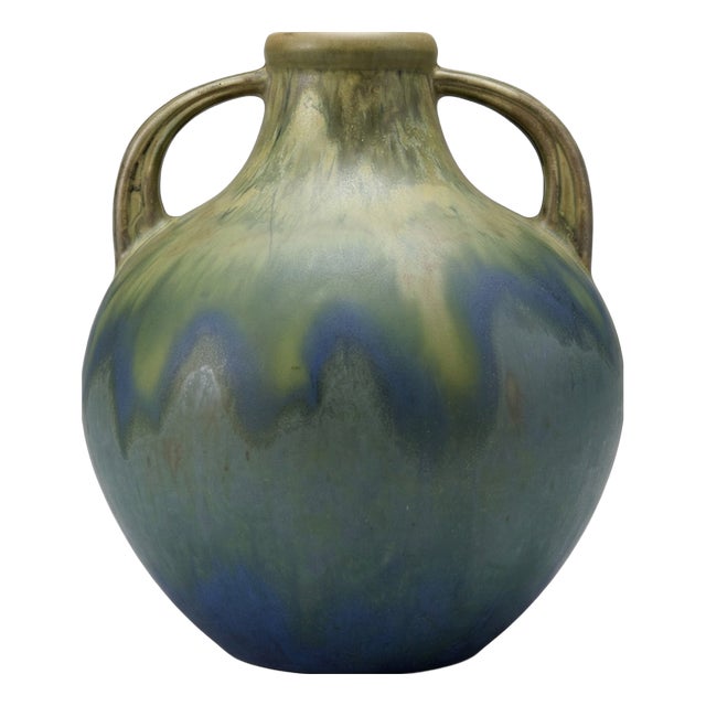 Art Ceramic Vase by G. Méténier, France, 1920s-1930s For Sale