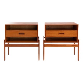 Vintage 1960s Arne Vodder Teak Side Tables for Vamo Sonderborg - Pair For Sale
