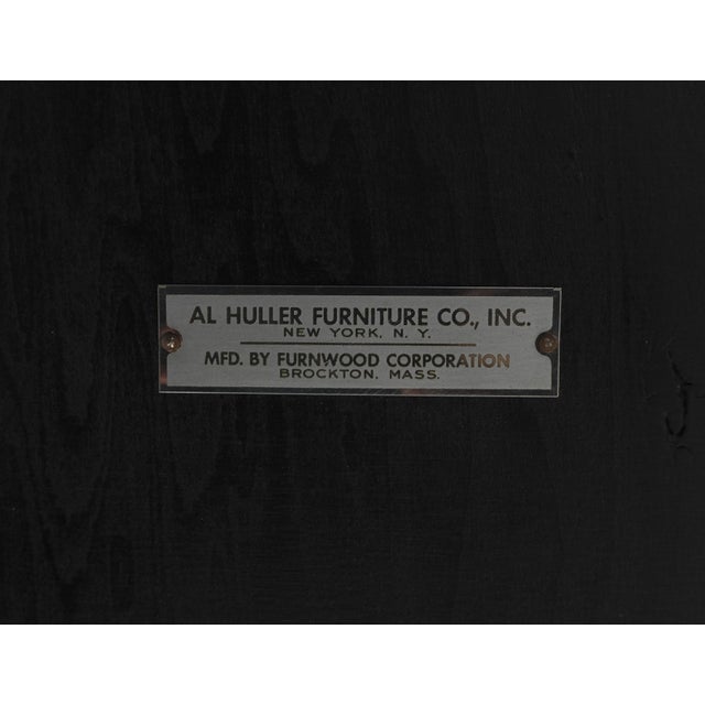 Black Lacquer Gold Ornament Decorated 6 Chairs 2 Leaves Dining Table Set MINT! For Sale - Image 13 of 18