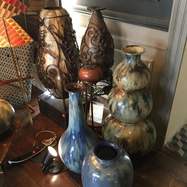 Art Deco Earthenware Vase by Roger Guerin, 1920s For Sale - Image 10 of 14