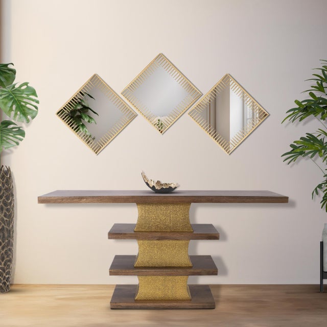 Robin Baron Ayres Square Mirror For Sale - Image 11 of 11