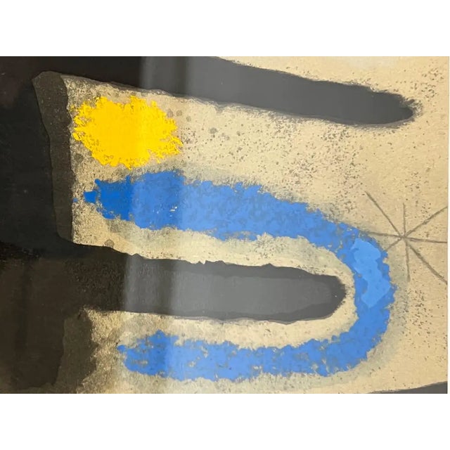 Joan Miró Joan Miro Cartones 1965 Original Color Lithograph Hand Signed Mourlot Paris, Coa 1965 For Sale - Image 4 of 11