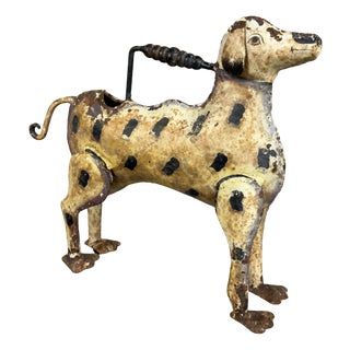 Artigianale, Watering Can Dog Sculpture, 1950s, Iron For Sale