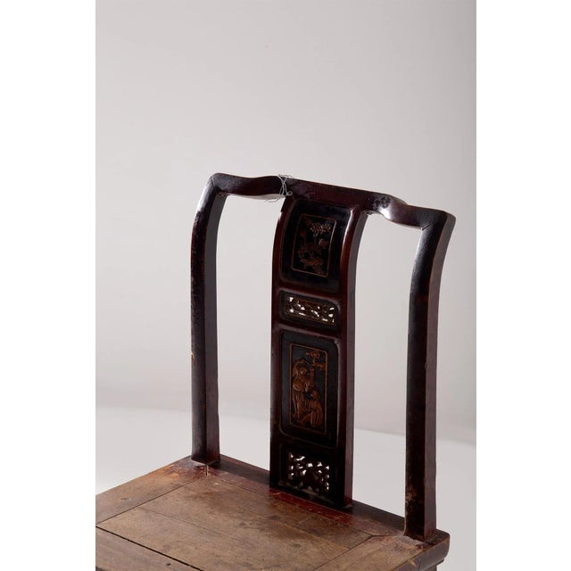 Ming Style Chinese Chair, 1890 For Sale - Image 4 of 10