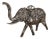 Elephant Made of Welded Bicycle Chains Sculpture in Recycled Metal, 1990s For Sale