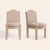 Textile Rose Linen Leo Dining Chairs by Ceraudo, Set of 2 For Sale - Image 7 of 7